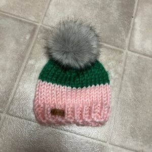 baby pom hat